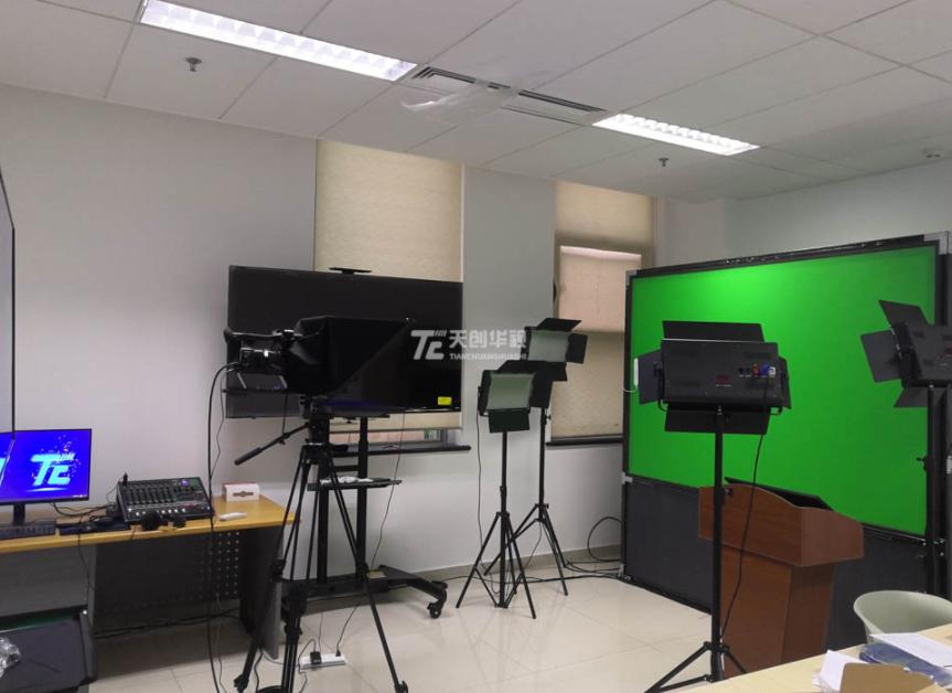 天创华视助力信息园4K慕课教室落成运行  微课慕课系统  校园演播室制作  微课系统构成