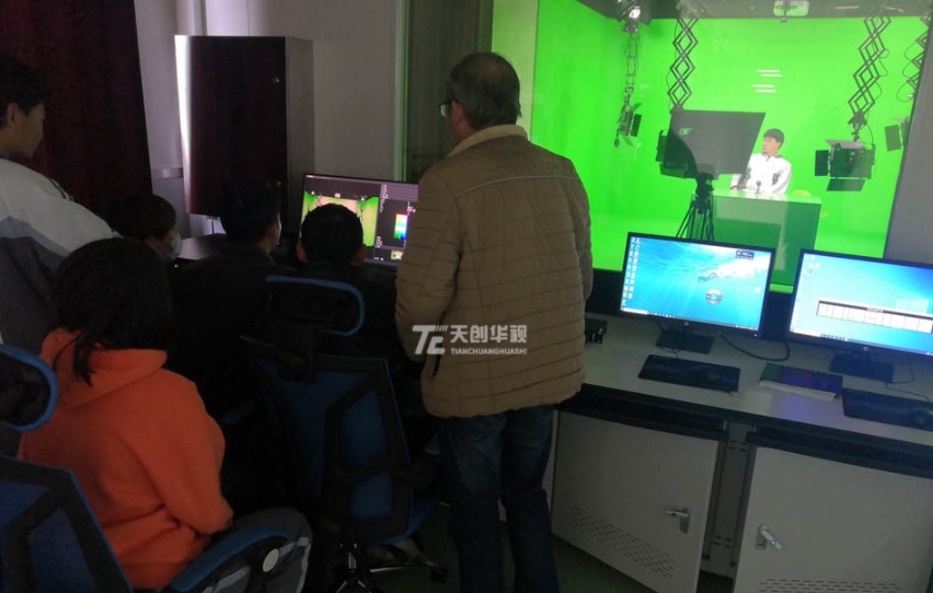 天创华视 真三维虚拟演播室系统整体搭建方案  虚拟演播室搭建  校园演播室制作  虚拟演播室制作厂家