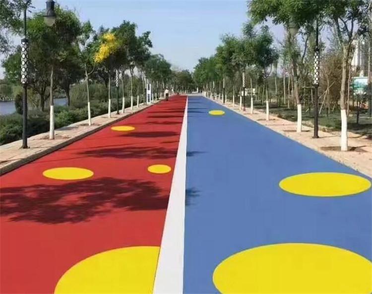 重庆 压模地坪材料 透水砼材料 彩色透水混凝土  彩色混凝土