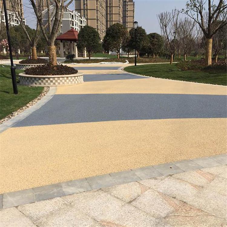 遂宁市 压印混凝土材料厂家 透水地坪保护剂 透水砼材料  彩色透水混凝土  彩色透水地坪