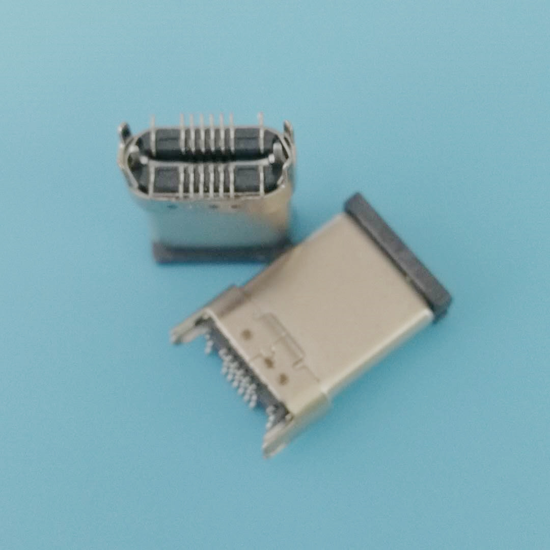 TYPE-C 16P立贴公头 OPPO Find X专用快充  专用快充插头