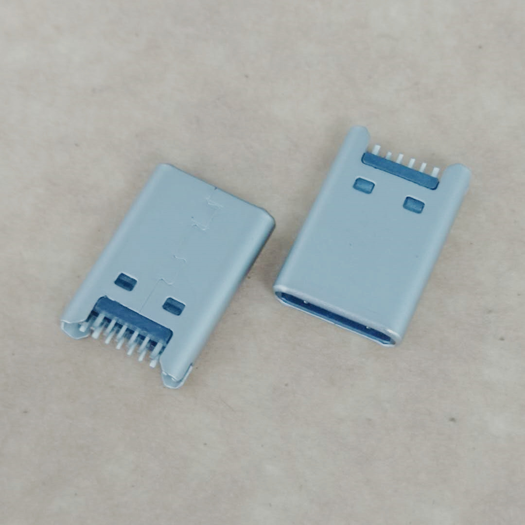 USB 3.1插头USB TYPE-C 24P公头 夹板0.  夹板0.8mm  冲压不带板