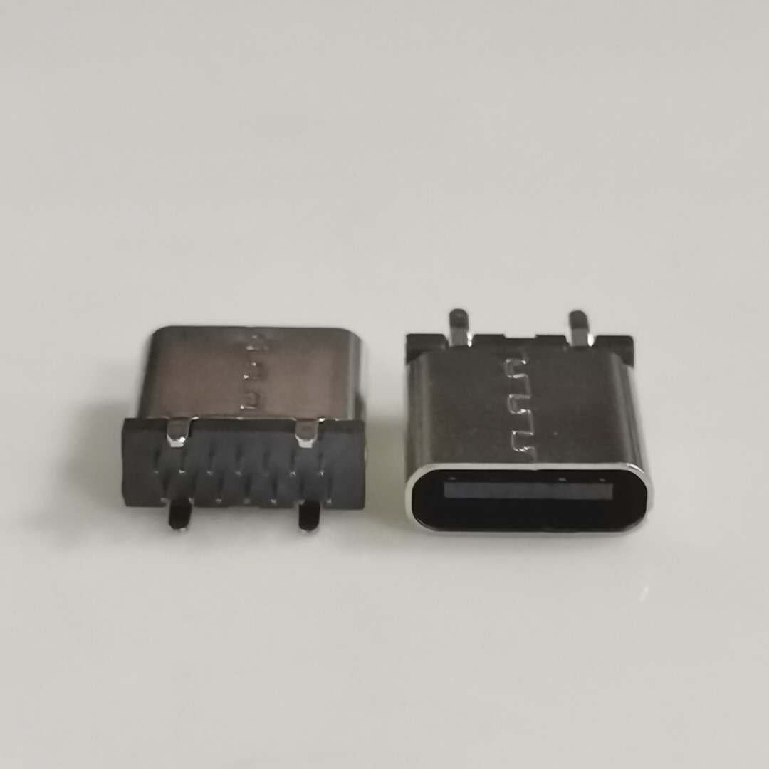 USB3.1 TYPE-C14PIN直立式插板母座USB 全  全插