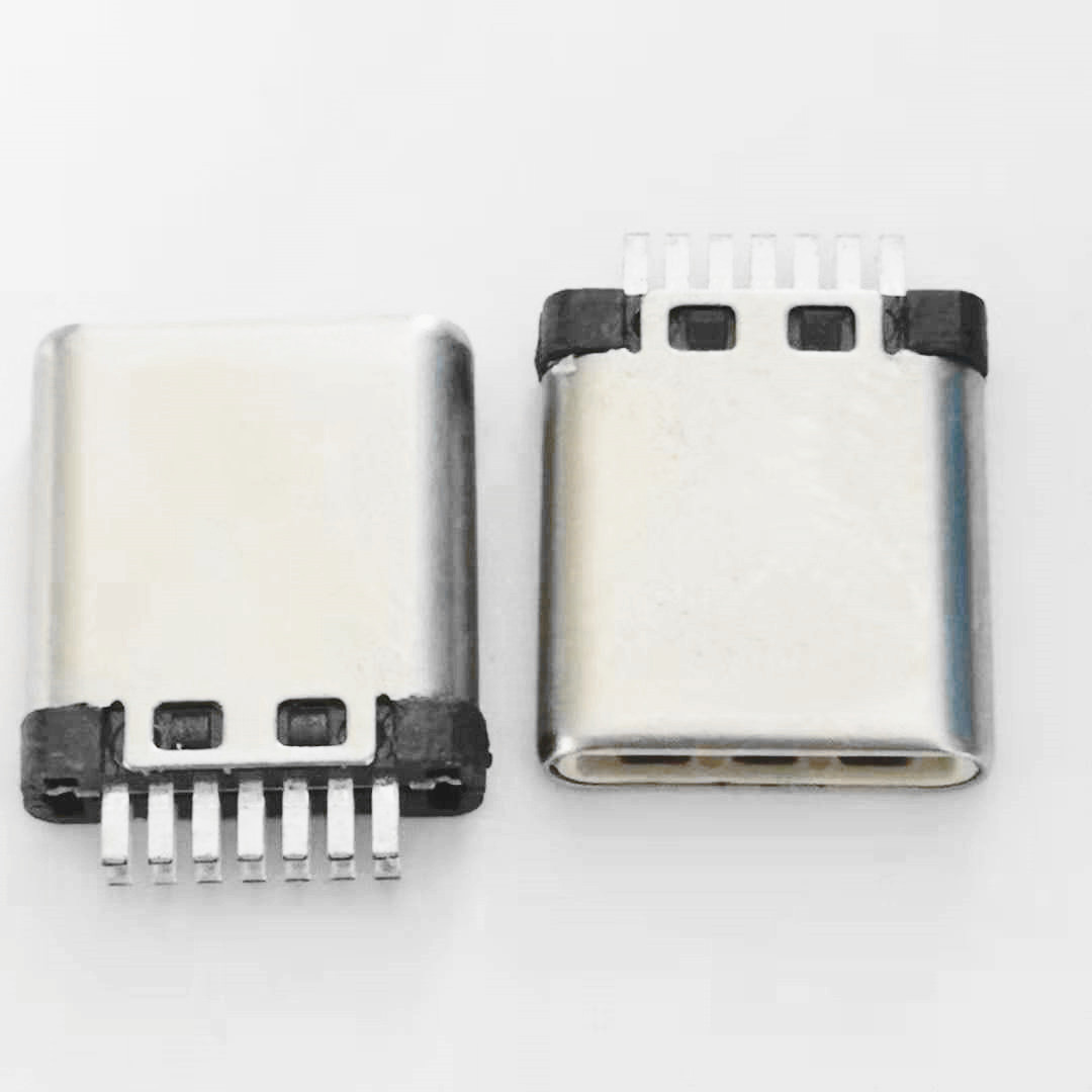 TYPE-C 3.1夹板公头 双排14PIN 夹板0.8mm  双排   夹板