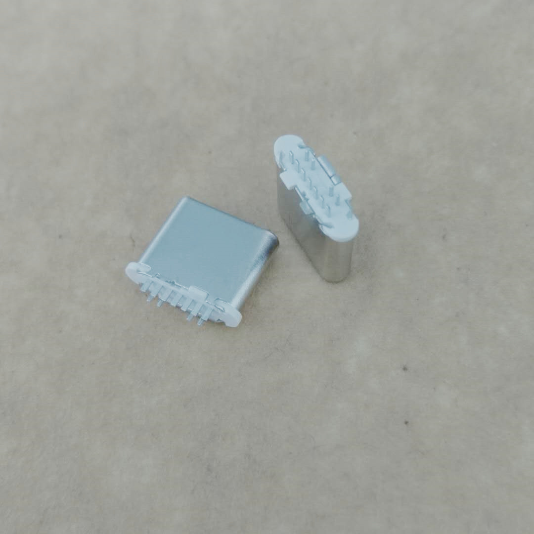 USB TYPE-C 711P公头 夹板0.8 超短体L=7  超短体L=7.2  无线充背夹公头