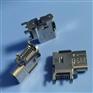 USB3.1 TYPE-C母座16PIN侧贴 垫高2.4 黑