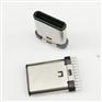 USB 3.1 TYPE-C 24pin夹板公头 夹板0.9