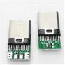 TYPE-C 3.1夹板公头 24PIN 夹板0.8 带PC