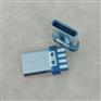 USB 3.1 TYPE-C 焊线式公头 简易版 4P+4P