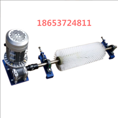 电动滚刷清扫器  新型清扫器  毛刷清扫器 不损皮带清扫物料  济宁清扫器