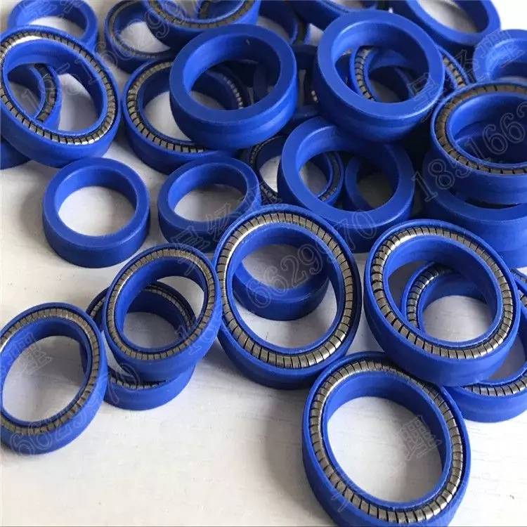 耐腐蚀蓝色四氟密封圈，蓝色特氟龙泛塞封  蓝色PTFE