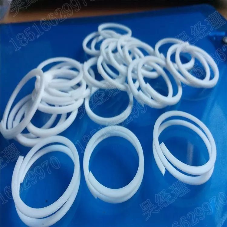 聚四氟乙烯挡圈，特氟龙螺旋挡圈