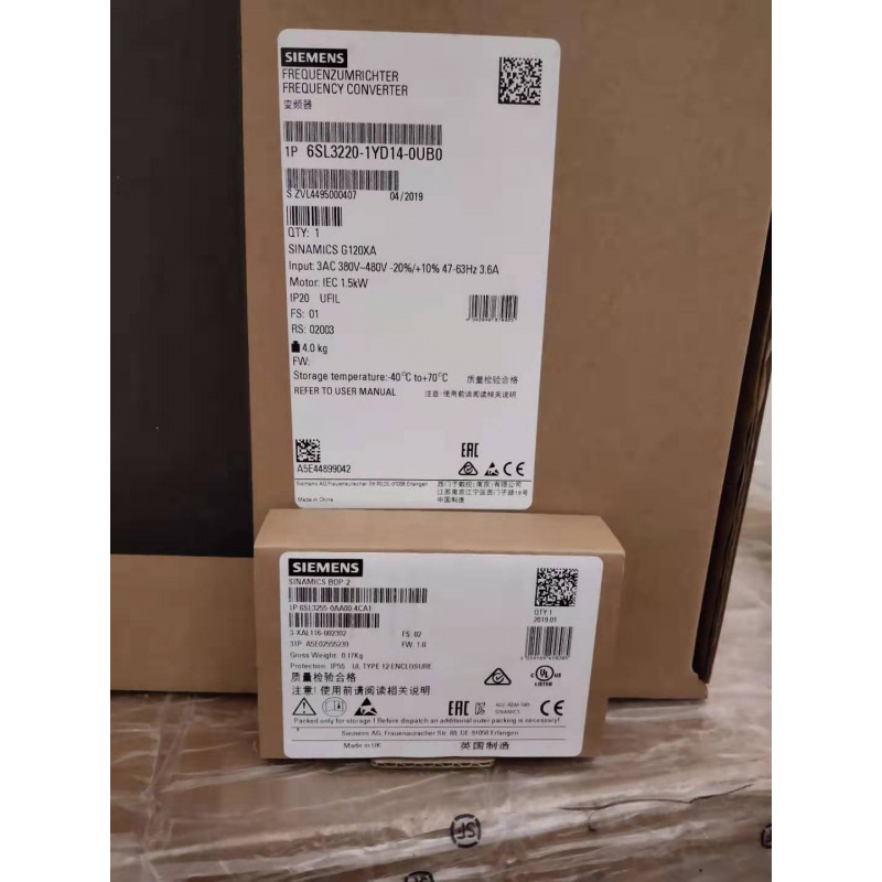 西门子G120XA变频器6SL3220-3YD10-0CB0  西门子上海代理