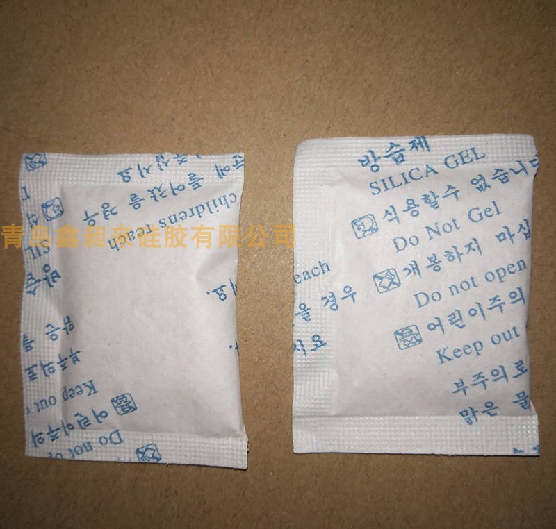 3g韩文小包干燥剂吸湿防潮珠服饰鞋子电子产品工业  防霉
