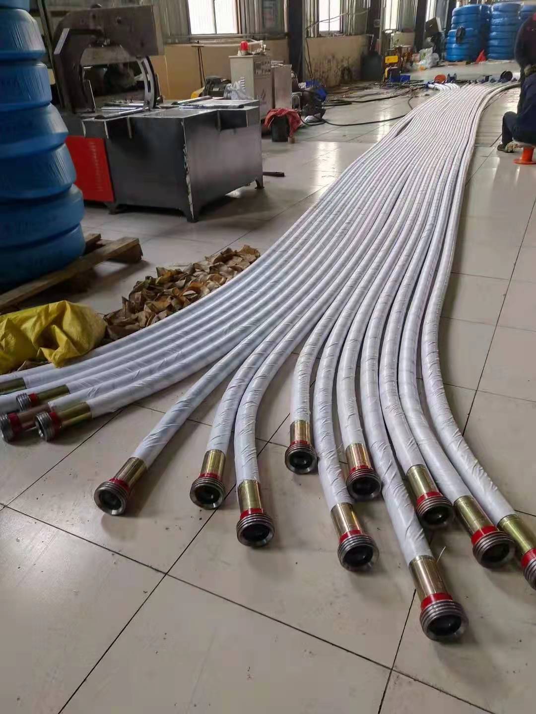 河北昊明 高压钢丝编织胶管  钢丝编织高压油管&nbsp;&nbsp;胶管总成