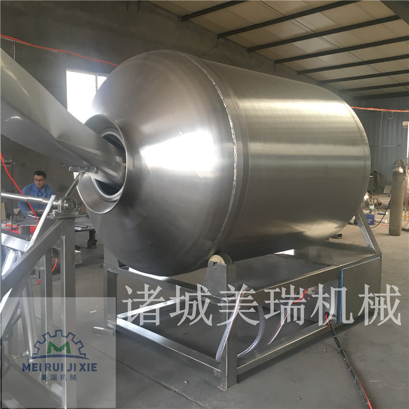 小型真空滚揉机 鸡排腌制加工设备  鸡排滚揉机  真空滚揉机厂家