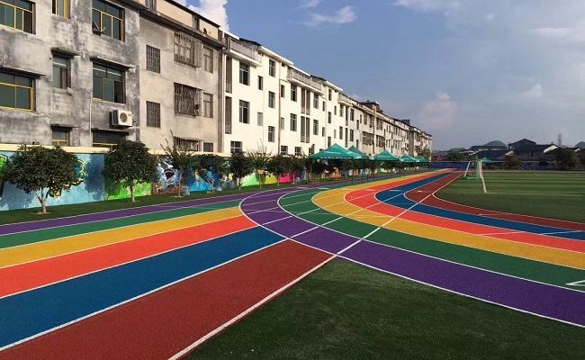 塑胶运动场地 体育运动场地地坪 塑胶运动球场 塑胶球场材料