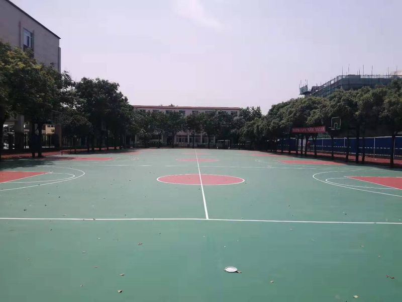 澳林体育河南硅pu篮球场 硅pu塑胶球场 新乡硅pu球场材料