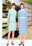夏季化妆品促销员工作服美容师制服超市卖场