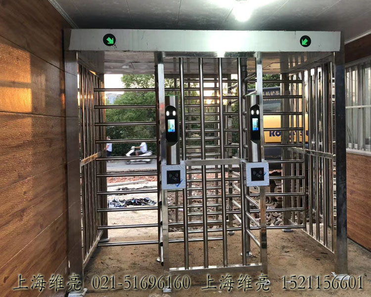 人脸识别闸机，90度栅栏转闸，人脸双通道十字转闸