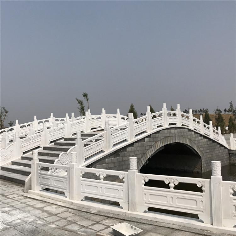 石栏杆 桥面栏杆 河道护栏 汉白玉石栏杆 产地直销 价格优惠