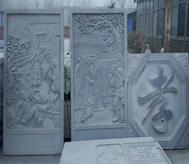 二十四孝浮雕壁画 人物石雕壁画  浮雕壁画 产地直销
