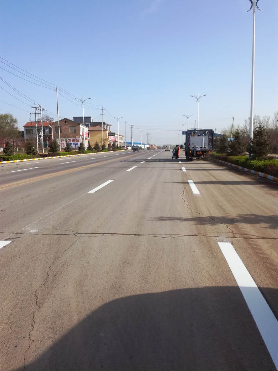 河北省热熔标线涂料生产厂家  道路划线  小区划线  停车场划线
