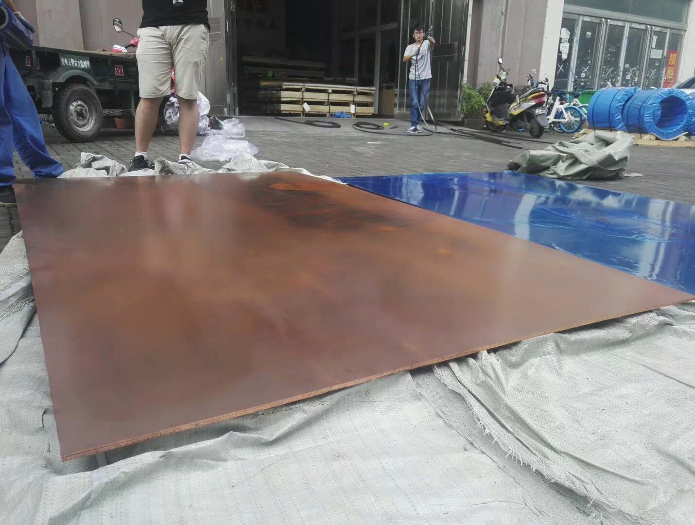 C1100光面紫铜板雕刻紫铜大板1000*2000mm