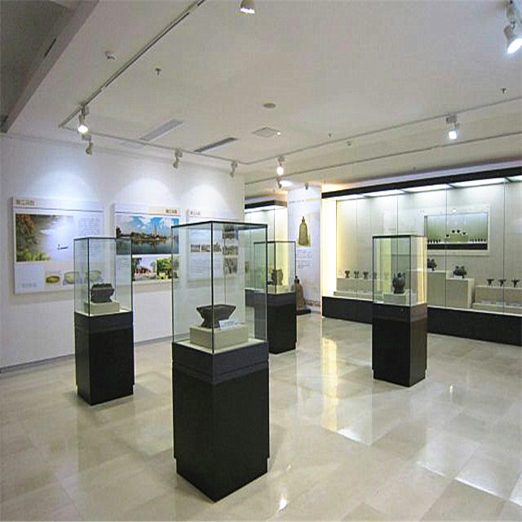 博物馆独立柜艺术品展柜瓷器玻璃展柜加工定制
