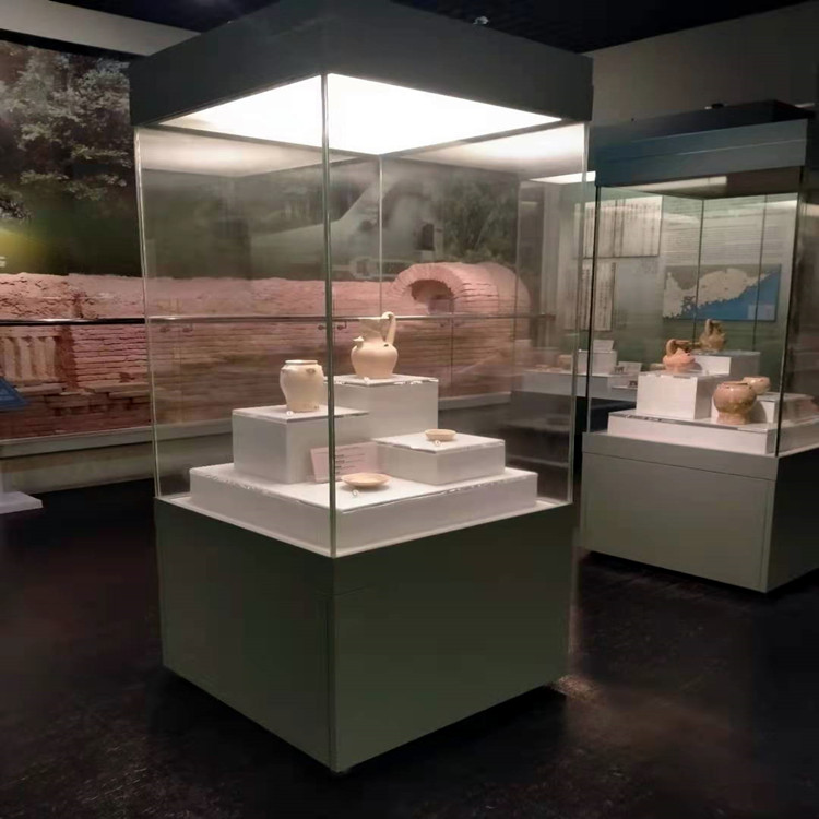 博物馆独立柜艺术品展柜瓷器玻璃展柜加工定制