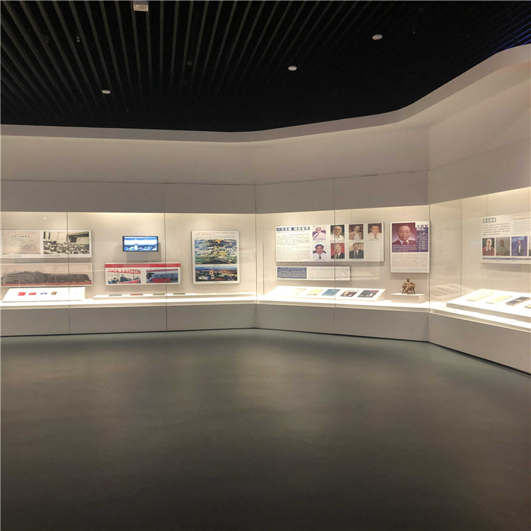 博物馆展览柜古董古物沿墙柜名人书法背柜定制