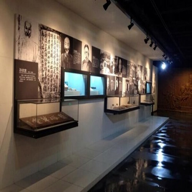博物馆展柜历史文献壁龛柜文物瓷器悬挑柜加工定制
