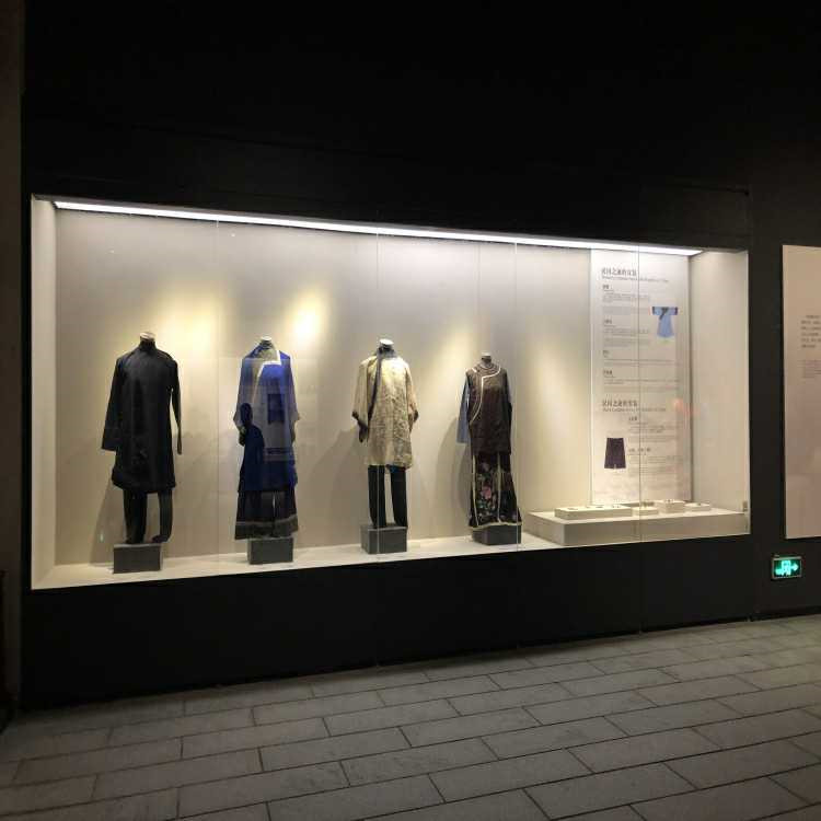 文玩展览柜博物馆展示柜制作沿墙通柜背柜设计定制