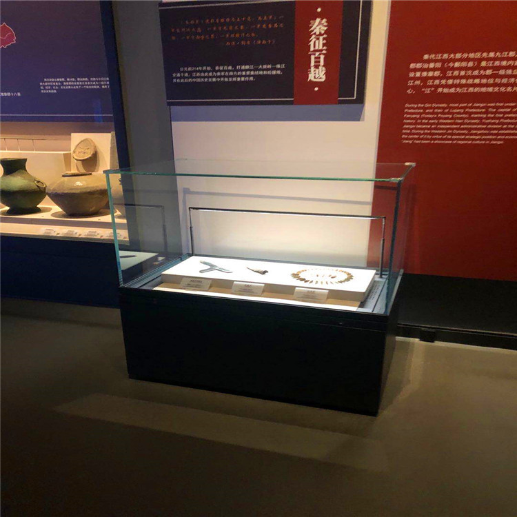 博物馆文物文玩展柜博物馆平柜字画书法展柜定制