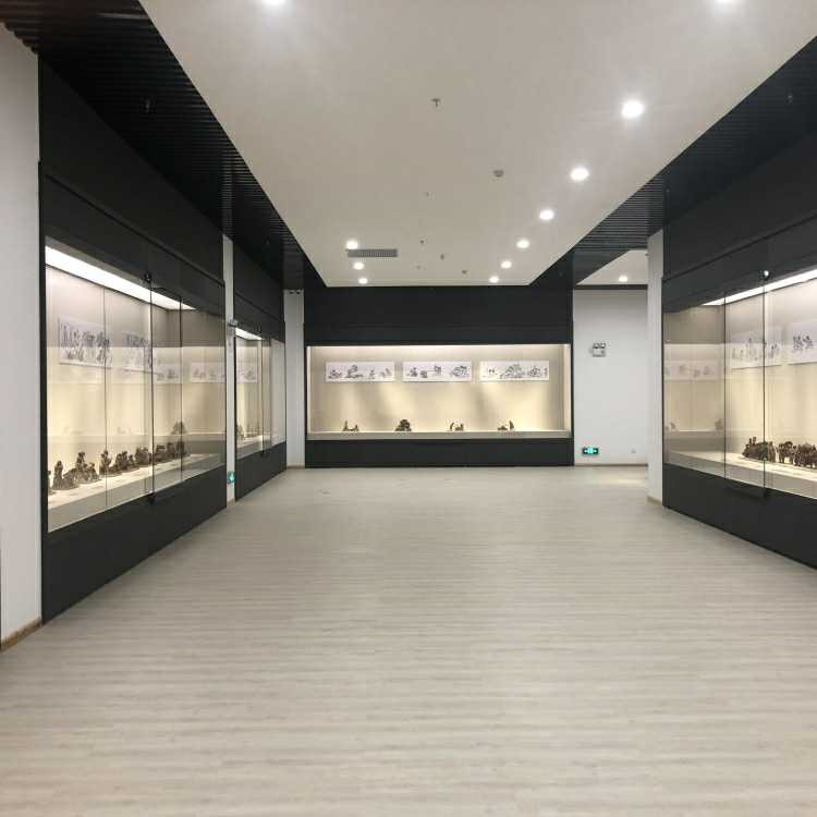 博物馆展柜古董瓷器文物展柜沿墙柜通柜设计定制