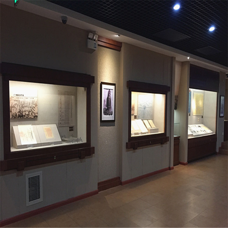 博物馆展柜壁龛玻璃柜文物挂墙柜加工定制厂家