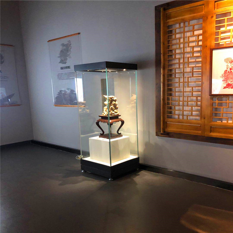 博物馆展示柜收藏品独立柜博物馆展示高柜文物展柜定制