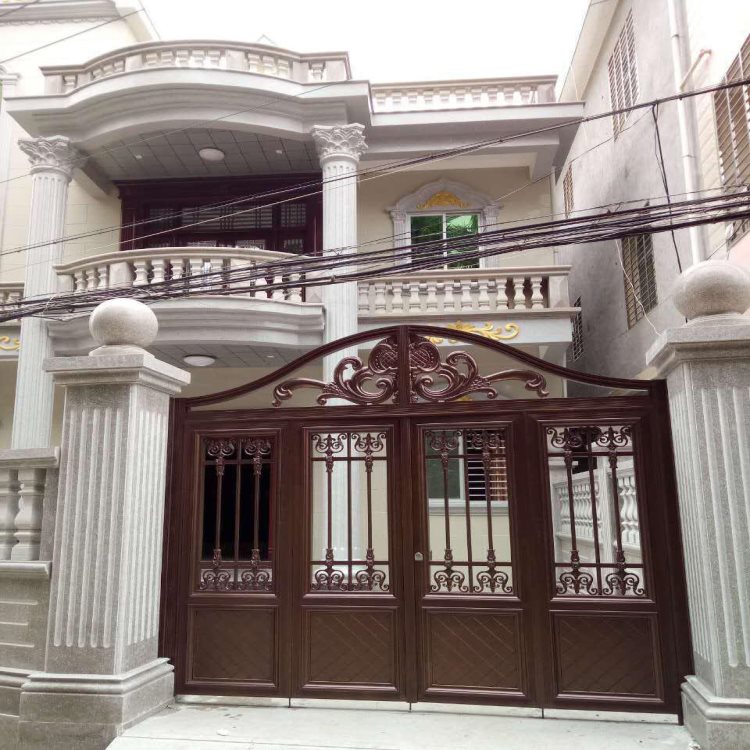 铝合金庭院大门邢台桥东区楼梯型材制作方法&nbsp;&nbsp;别墅大门&nbsp;&nbsp;铝艺大门&nbsp;&nbsp;别墅铝艺大门