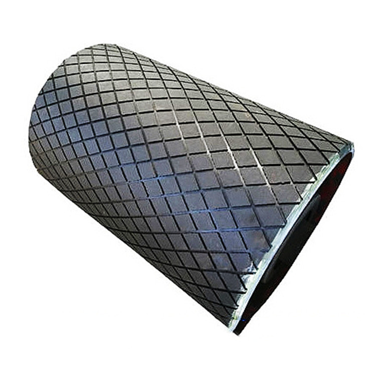 节能环保 冷粘 新材料 滚筒包胶耐磨 菱形胶板 山东美奂  陶瓷胶板包胶  冷粘橡胶板