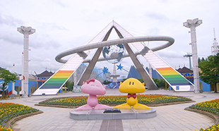 城市园区雕塑不锈钢雕塑门雕塑设计生产厂家
