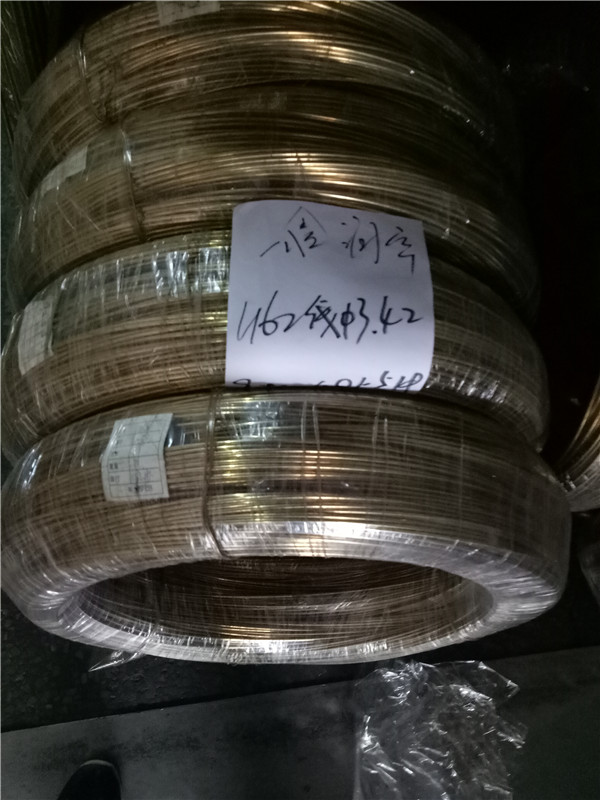 H65全硬拉链黄铜线 打弹簧螺丝黄铜线铜丝