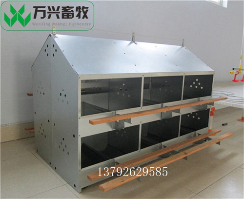 供应万兴畜牧鸡舍鸡场用热镀锌产蛋箱  产蛋窝  鸡蛋窝图片