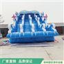 冲浪充气水滑梯童彩水上乐园支架水池游泳池闯关厂家