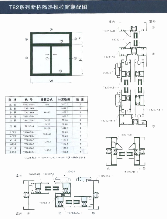 隔热断桥系列窗&nbsp;&nbsp;55隔热断桥系列&nbsp;&nbsp;63隔热断桥系列&nbsp;&nbsp;T82隔热断桥系列