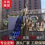 定制大型园林城市承接景观校园广场不锈钢孔雀雕塑厂家