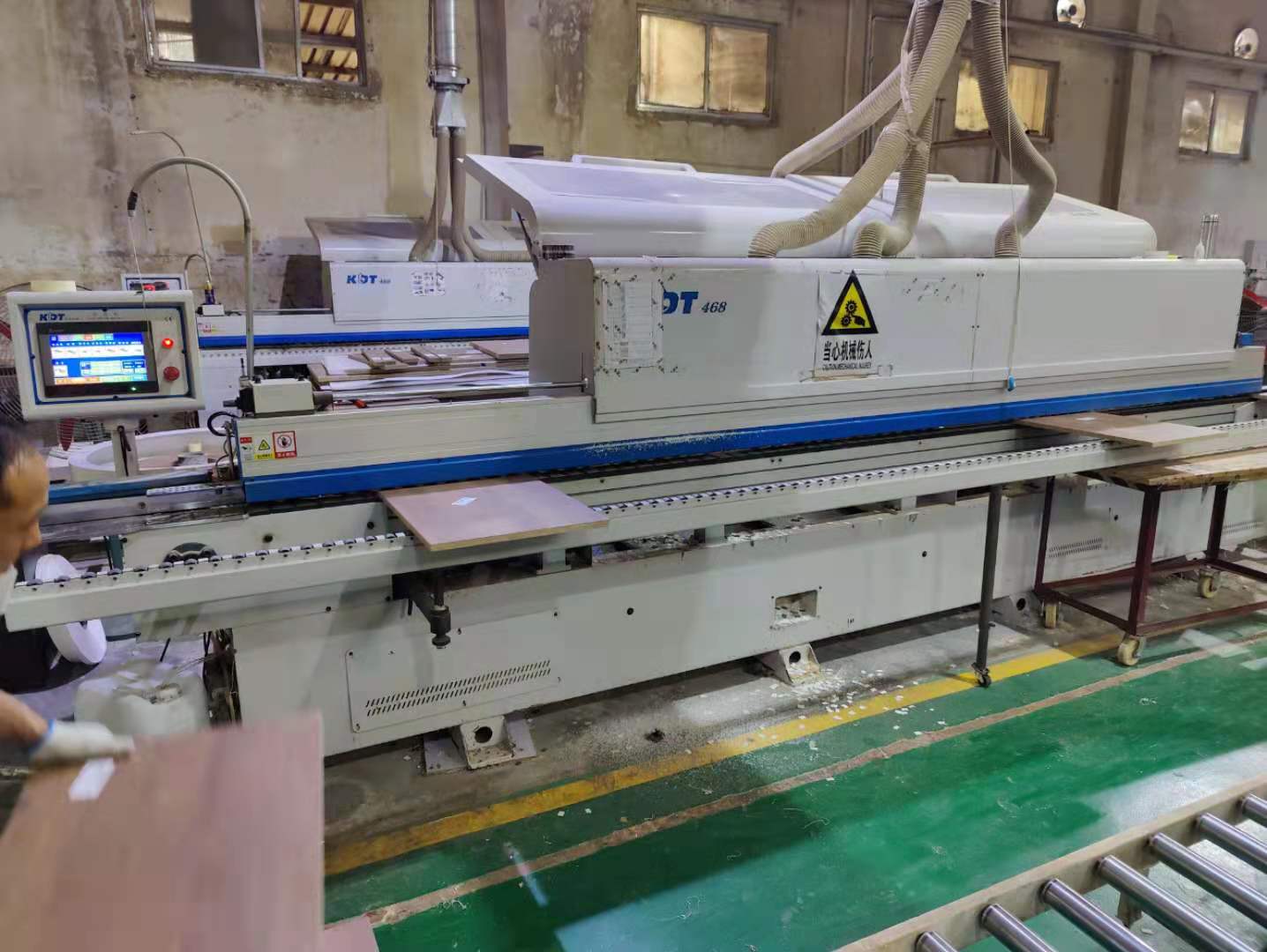 转让二手木工机械广东极东468全自动封边机 带仿型跟踪  二手极东封边机  二手封边机