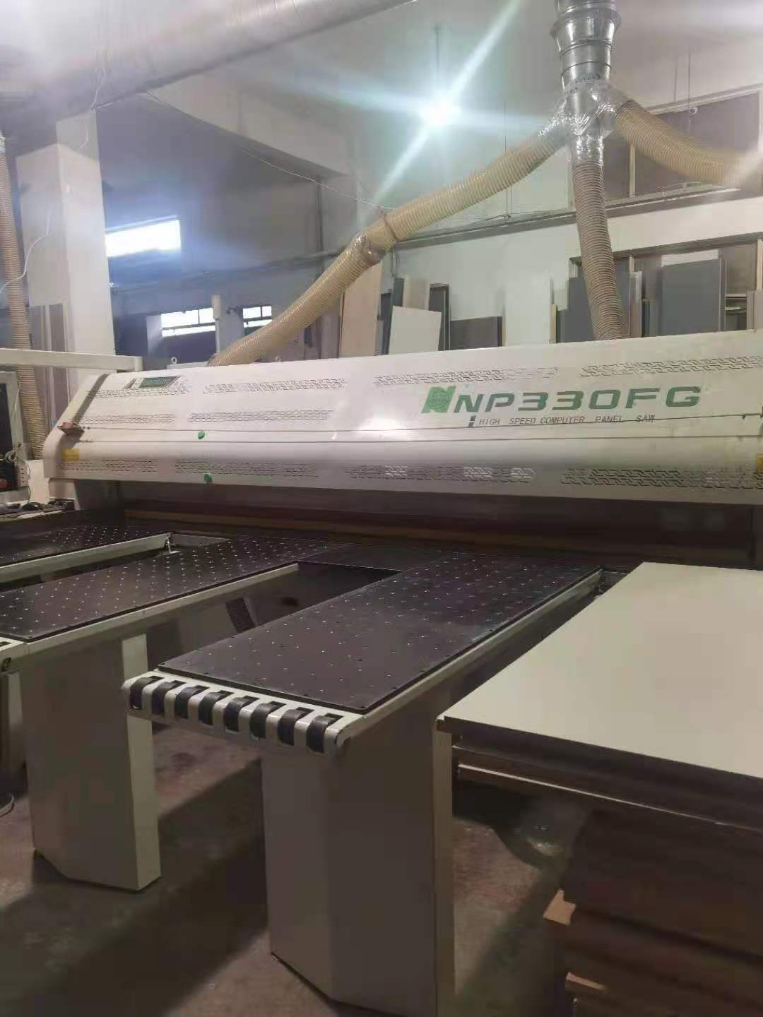 转让一台9成新木工机械南兴NP330FG电脑裁板锯  二手南兴电子锯  二手木工锯床  二手木工机械
