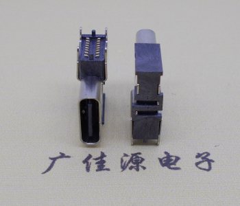 TYPE C16P侧插垫高贴片母座  TYPE C母座16P侧插  type c母座16p