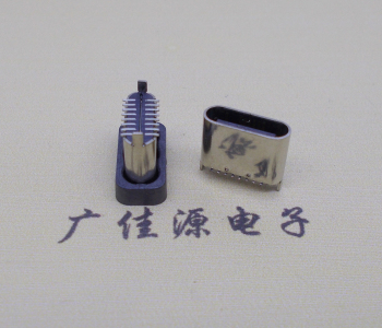 TYPE C16P母座四脚全贴带弹  YTPE C母座16P  TYPE C16P四脚全贴  type c母座16p
