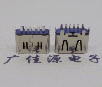TYPE C 母座6P立式直插H=6.25
